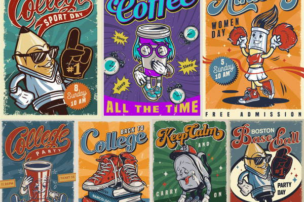 复古校园风裁片印花：为你的服装增添独特个性