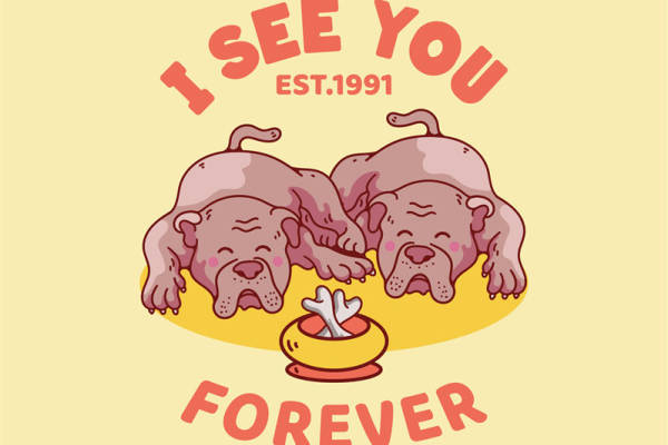 复古花型纹理服装印花：永恒的爱与陪伴