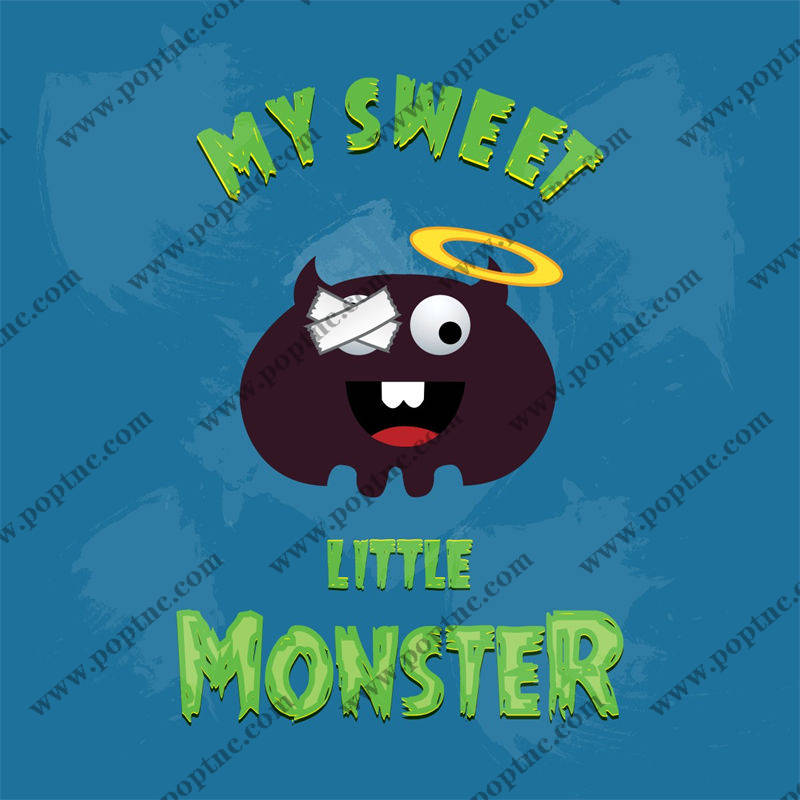 可爱小怪兽裁片印花,为你的服装增添趣味