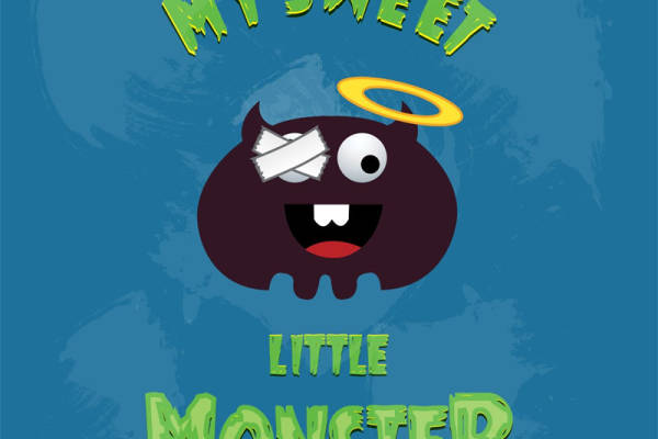 可爱小怪兽裁片印花,为你的服装增添趣味