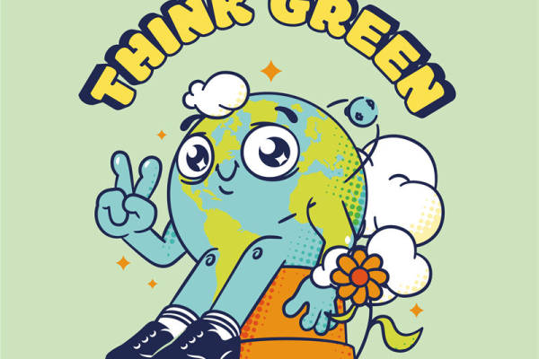 环保时尚:地球之友裁片印花服装