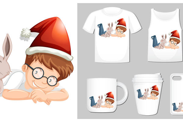 圣诞主题裁片印花：打造个性化的节日服装