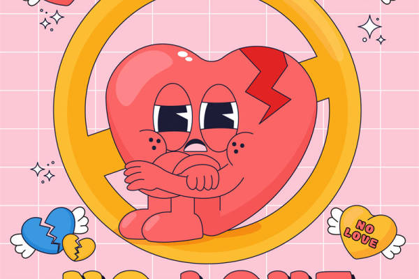 心碎的爱恋：裁片印花服装印花设计