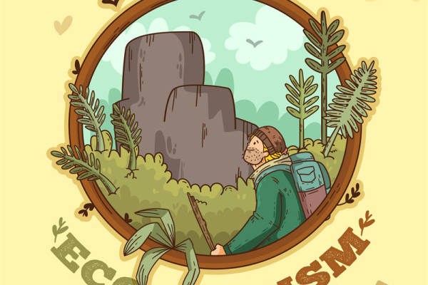 自然生态之旅：环保服装印花设计