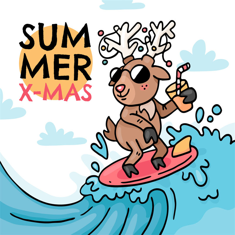 夏日海滩风情裁片印花服装：清凉与时尚的完美结合