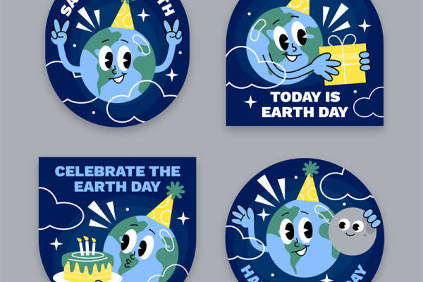 地球生日：环保主题裁片印花服装设计