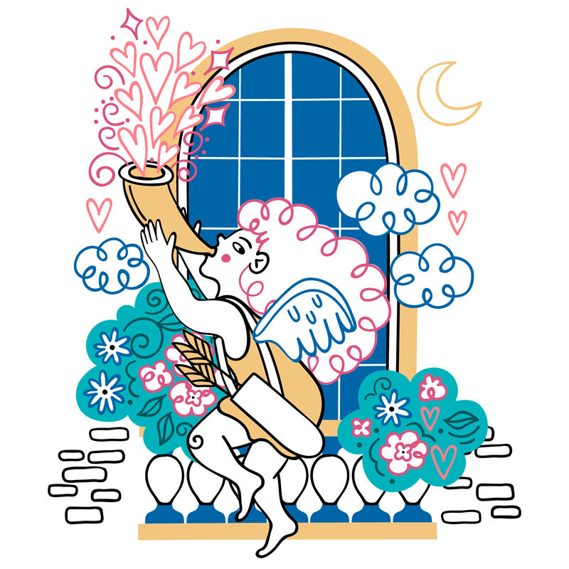 浪漫天使裁片印花:为您的服装增添梦幻元素