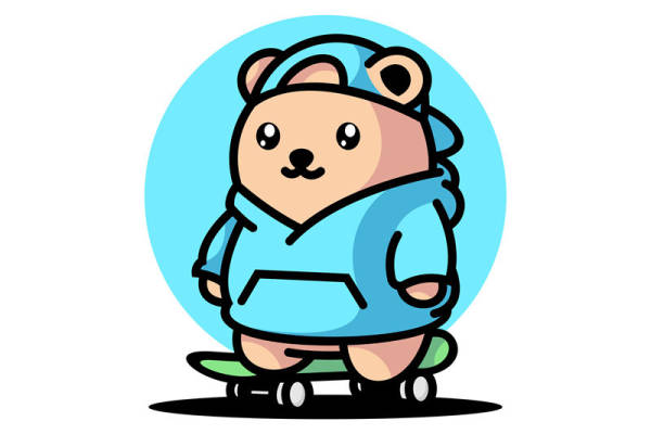 可爱小熊裁片印花：打造个性服装的创意选择