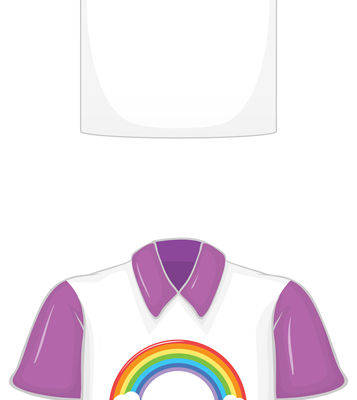 彩虹云朵裁片印花:梦幻般的服装设计