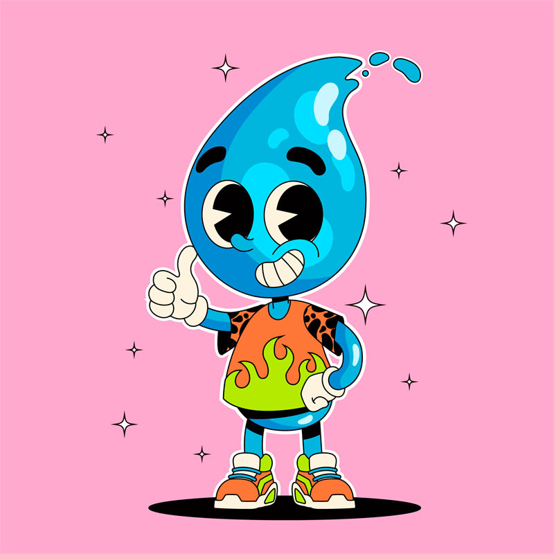 时尚潮流：蓝月夜裁片印花服装印花设计