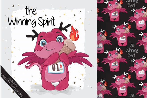 热情火龙:创意裁片印花服装设计