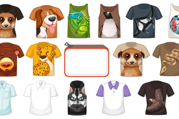 动物印花服装：创意裁片印花设计，适合各种场合