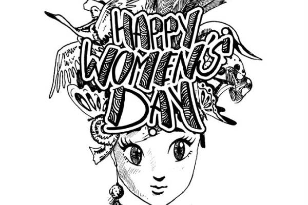 浪漫女性风情，裁片印花服装设计