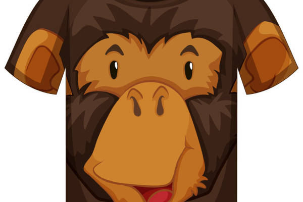 趣味猴子脸印花，轻松打造个性服装