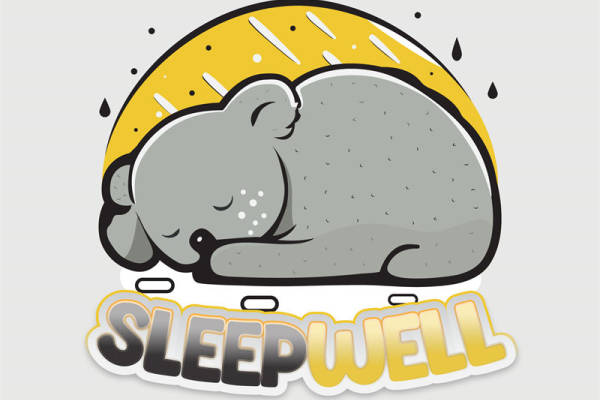 温馨睡眠系列：治愈系动物印花服装裁片