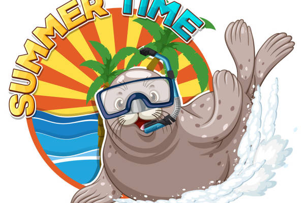 夏日海滩风情：时尚裁片印花服装