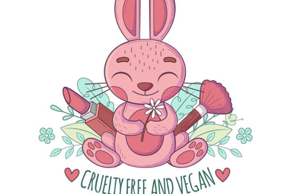 粉色兔子与花卉的梦幻裁片印花：打造温柔与时尚并存的服装