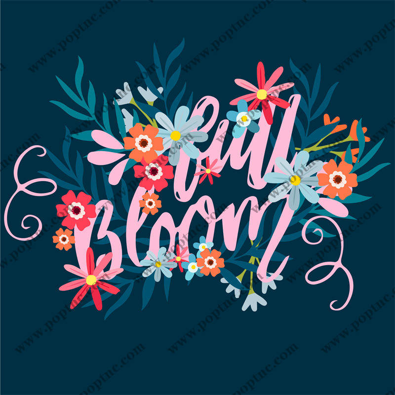 绽放的花语:裁片印花服装设计