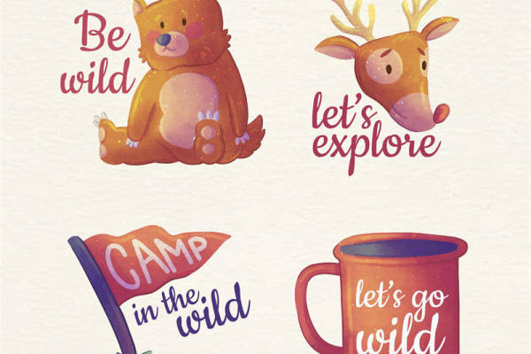 自然森林探险：裁片印花服装印花设计