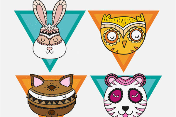 民族风动物图案裁片印花，打造独特个性服装