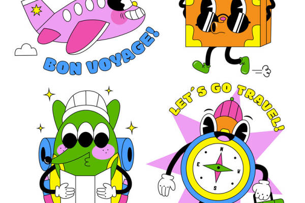 旅行主题裁片印花：让服装更具故事性