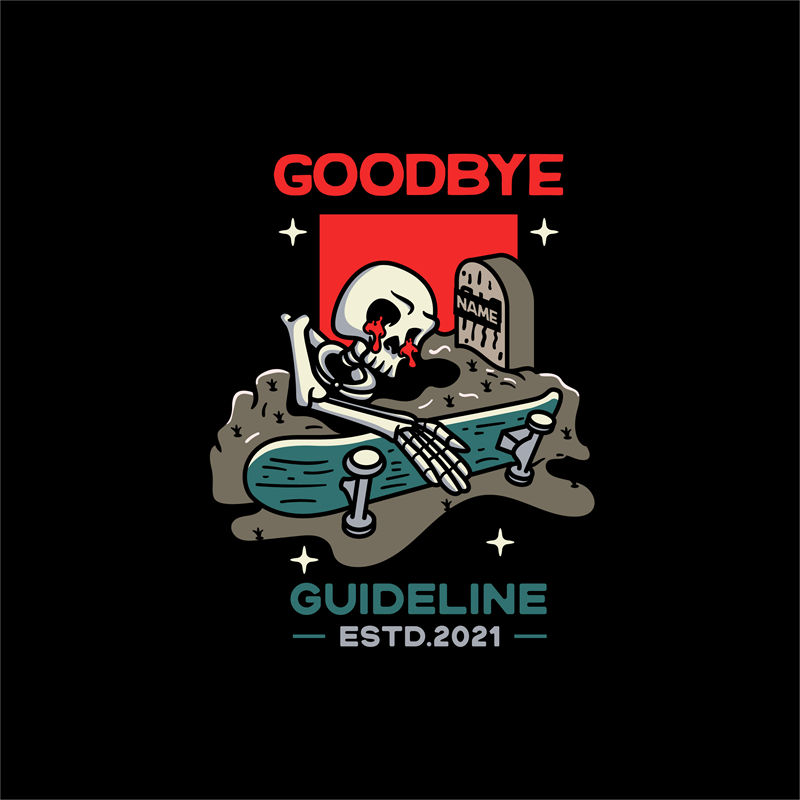 死亡之吻：骷髅墓碑裁片印花服装