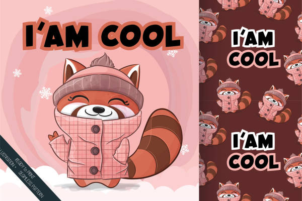 冬季暖意十足：可爱小动物图案裁片印花服装