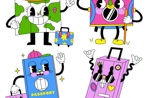 旅行趣事：创意裁片印花服装印花设计