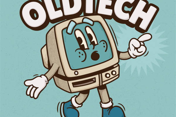 复古科技风：老式电脑裁片印花服装