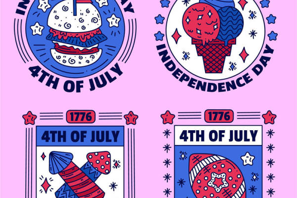 独立日创意印花：服装裁片印花设计