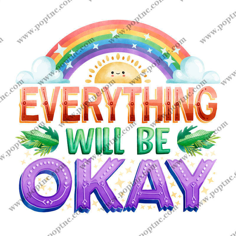 彩虹阳光下,彩色裁片印花服装,时尚又舒适