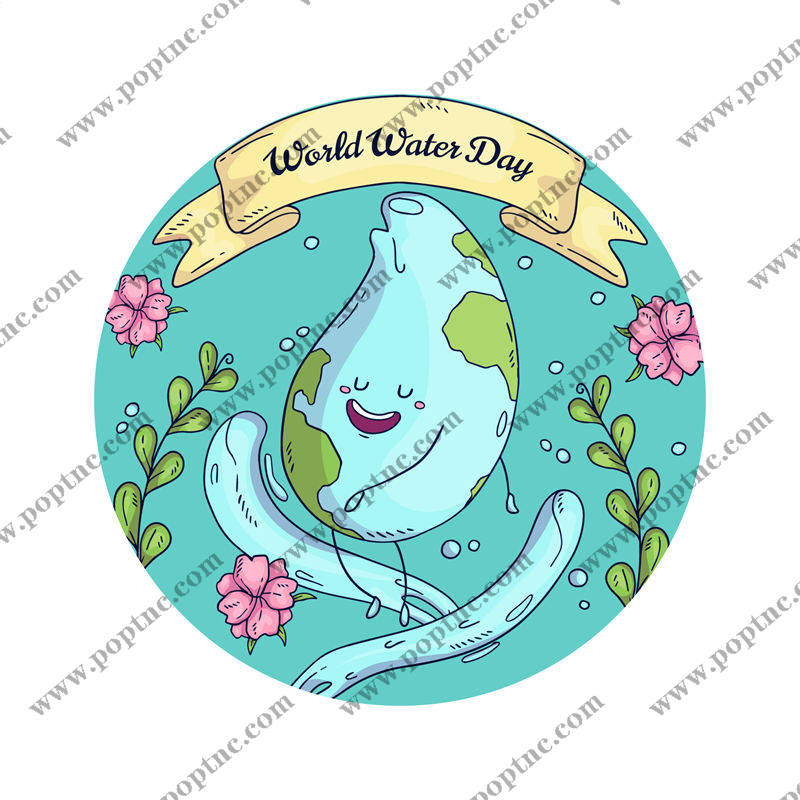 水之灵:世界水日主题裁片印花服装设计