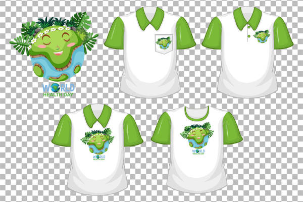 自然绿意裁片印花，为您的服装增添生机与活力