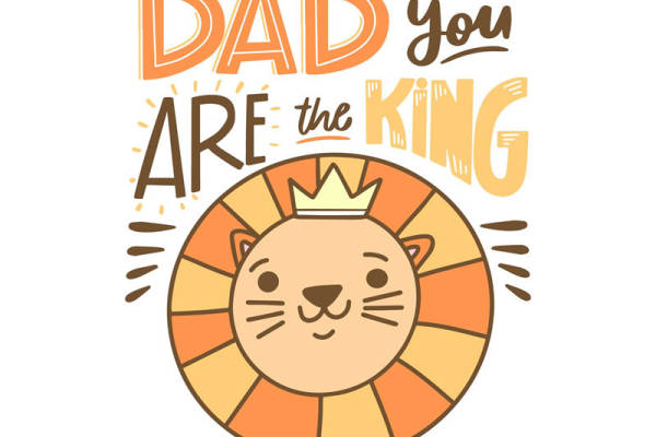 父亲节特别款：老虎王冠印花裁片，为您的服装增添皇家气派