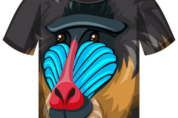 裁片印花：时尚动物图案服装印花设计