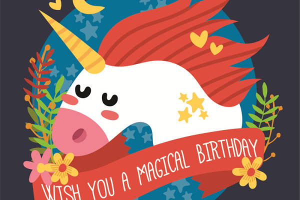 魔法独角兽:可爱裁片印花,为你的服装增添奇幻色彩