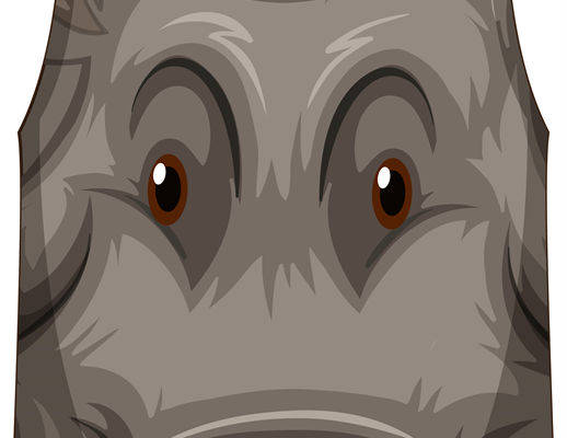 狼头裁片印花：独特动物图案服装印花设计