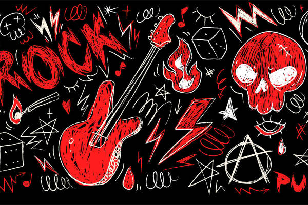 摇滚精神裁片印花，打造个性服装