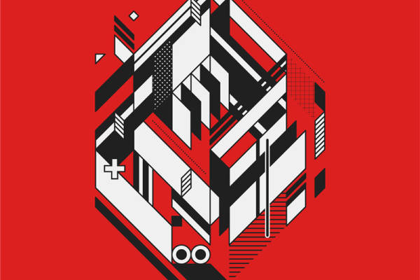 裁片印花服装：简约几何设计，时尚百搭