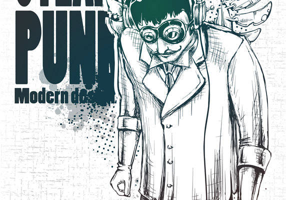 蒸汽朋克风裁片印花服装：时尚与复古的完美结合