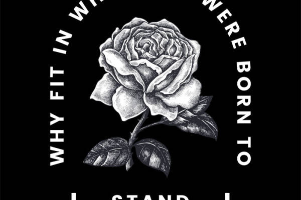 裁片印花玫瑰花型，打造个性服装