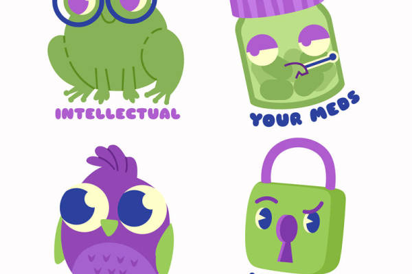 萌趣动物图案裁片印花，打造个性服装