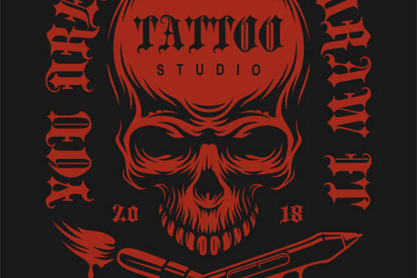 酷炫骷髅纹服装印花：潮流裁片印花新选择