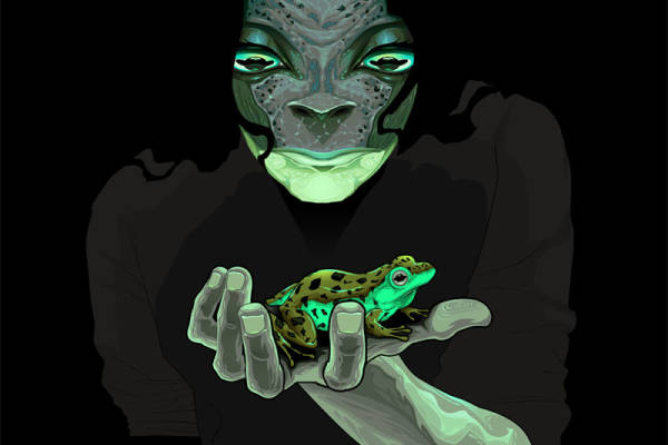 神秘青蛙裁片印花,点亮你的服装设计