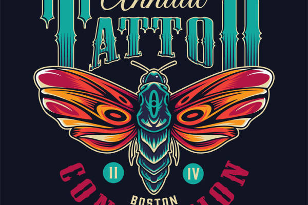 复古蝴蝶纹服装印花裁片，时尚个性设计