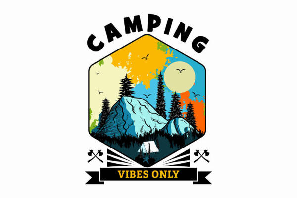 自然山景裁片印花，打造户外服装新风尚