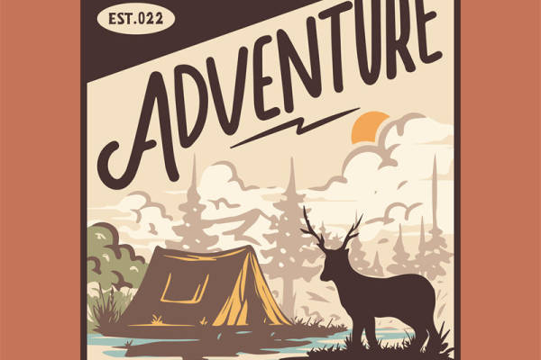 自然探险风裁片印花，打造户外服装新风尚