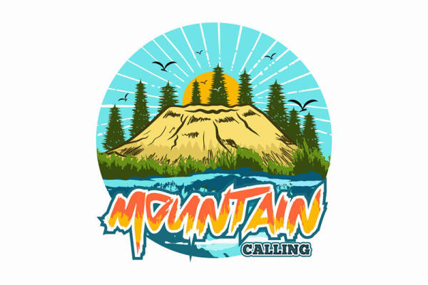 自然山河主题裁片印花，打造个性服装