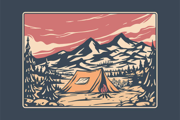 户外探险风裁片印花，打造个性服装