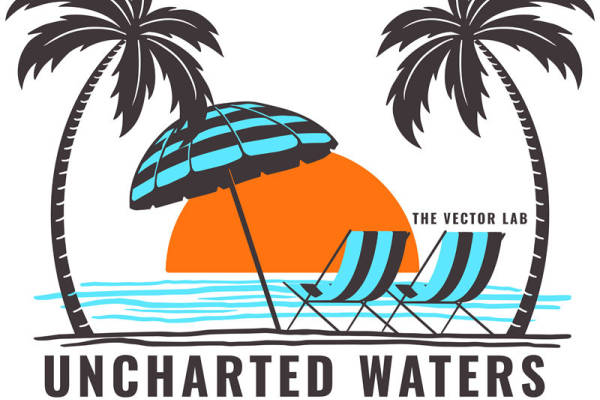 夏日海滩风情服装印花，打造个性裁片印花